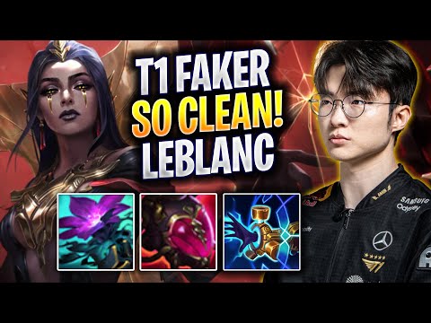 FAKER IS SO CLEAN WITH LEBLANC! - T1 Faker Plays Leblanc MID vs Corki! | Season 2026