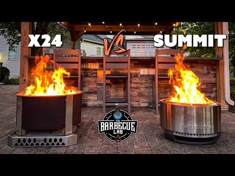 24" Smokeless Fire Pit Showdown | Breeo X24 Vs Solo Stove Summit 24