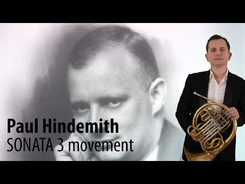 Paul Hindemith Sonata for Horn and Piano 3 mvnt