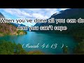 I Won't Let Go - (Lyrics With Bible Verse) Rascal Flatts