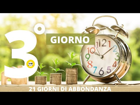 Meditazione guidata: 3° GIORNO DI 21 GIORNI DI ABBONDANZA