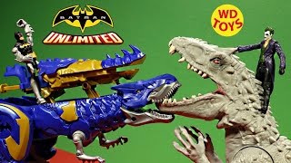 New Batman Unlimited Cyberex Vs Joker & Indominus Rex Jurassic World Unboxing - WD Toys