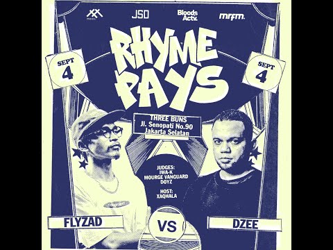 RHYME PAYS BATTLE RAP LEAGUE S1 - FLYZAD Vs DZEE
