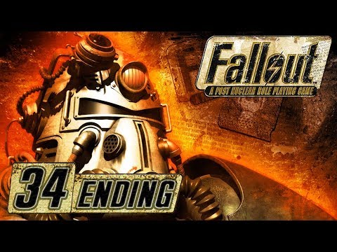 Fallout 1 (1997) - HD Walkthrough Part 34 [ENDING] - Los Angeles Vault: The Master & Credits