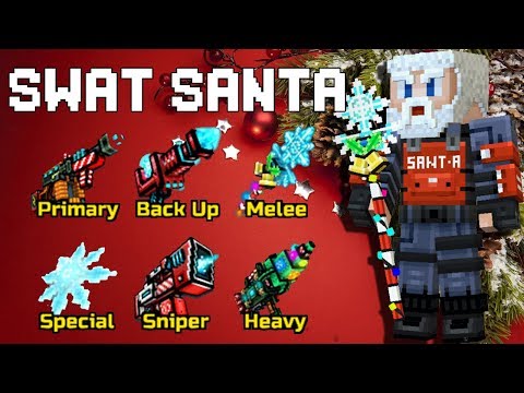 SWAT Santa Set - Pixel Gun 3D