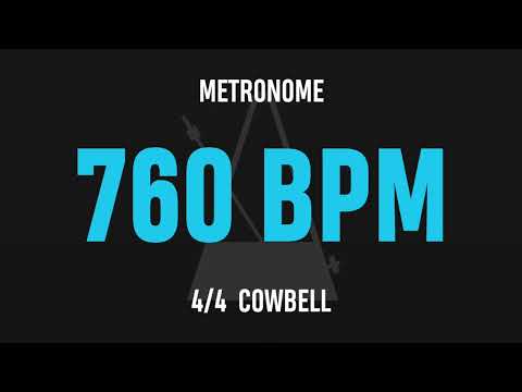 760 BPM 4/4 - Best Metronome (Cowbell)