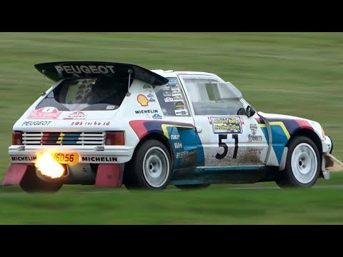 Peugeot 205 T16 EVO 2 Group B FLAMES & PURE SOUND!