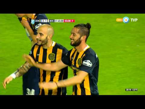 Gol de Larrondo. Rosario Central 3 - Boca 1 | Primera División 2015 - Fecha 30