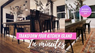 How to Transform your Kitchen Island in Minutes