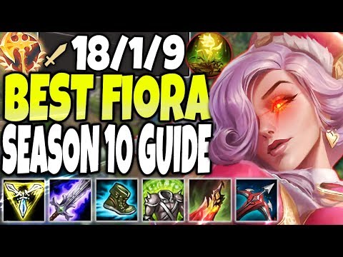 150.000+ Damage 1v9 FIORA MONSTER! Best Fiora Season 10 Build Guide! LoL Top Lane Fiora S10 Gameplay