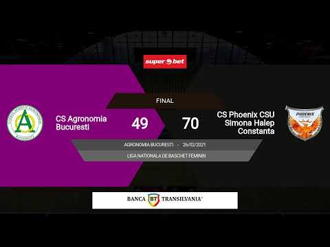 LNBF 2020-2021: Agronomia Bucuresti - Phoenix CSU Simona Halep Constanta
