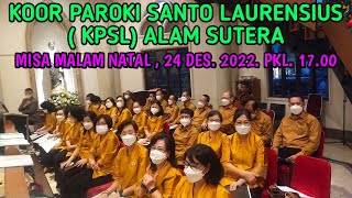 Download lagu LAGU NATAL // MALAM KUDUS // KOOR PAROKI SANTO LAURENSIUS ALAM SUTERA // YBF.PRODUCTION VIDEO MUSIC mp3