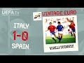 ITALY 1-0 SPAIN, EURO 1988 | VINTAGE EURO