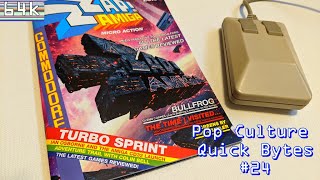 Pop Culture Quick Bytes #24 (Zzap! Amiga Magazine Issue #1/2021)