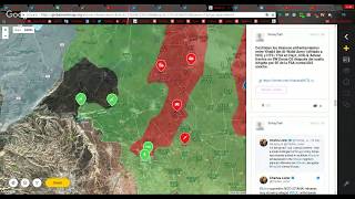 Guerra Siria Mapa de la situación militar del 1 de Junio 2018 Damasco Afrin Daraa DeirEzzor