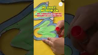 Dinosaur Feet Printable Craft for Toddlers 🦖 | Fun DIY Dinosaur Activity for Kids