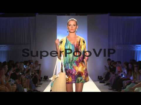 Models walk the runway at Caffe Swimwear Models walk the ...