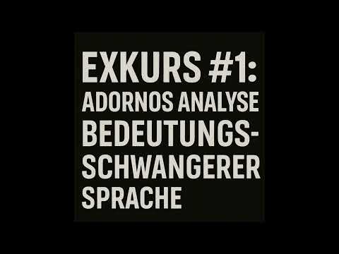 Metakritik, Exkurs #1: Adornos Jargon der Eigentlichkeit