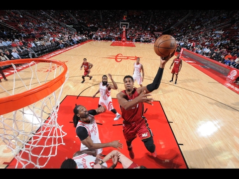 Hassan Whiteside at Rockets (15/02/2017) - 23 Pts, 14 Rebs, 5 Blocks, 9-13 FGM!