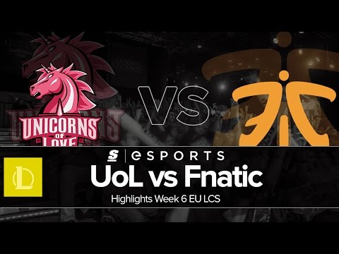 Highlights: UOL vs FNC (EU LCS Summer W6D2 Full Series)