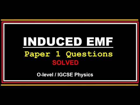 Induced EMF Practice Questions | OLevels / IGCSE Physics