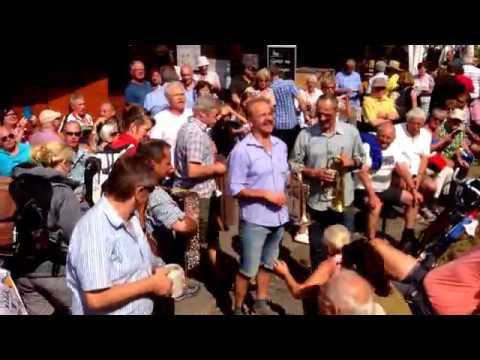 Waldfensterer Bergmusikanten auf der Gemündener Hütte 2016 -Harmonikaspieler