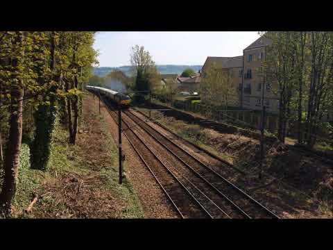Class 47 47772 'Carnforth TMD' and Class 57 57316 Bingley 06/05/2018