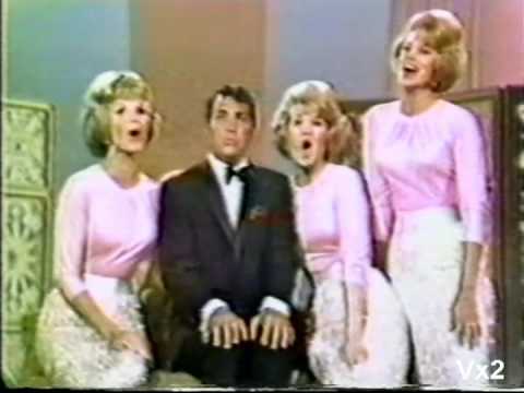 The McGuire Sisters and Dean Martin:   boy names medley...until they got to DEAN!