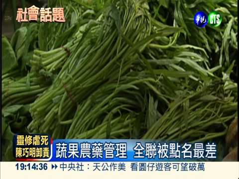 超市蔬果農藥管理 全聯被評最差