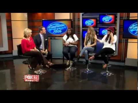 Kree Harrison, Angie Miller and Candice Glover on Fox 28 Columbus