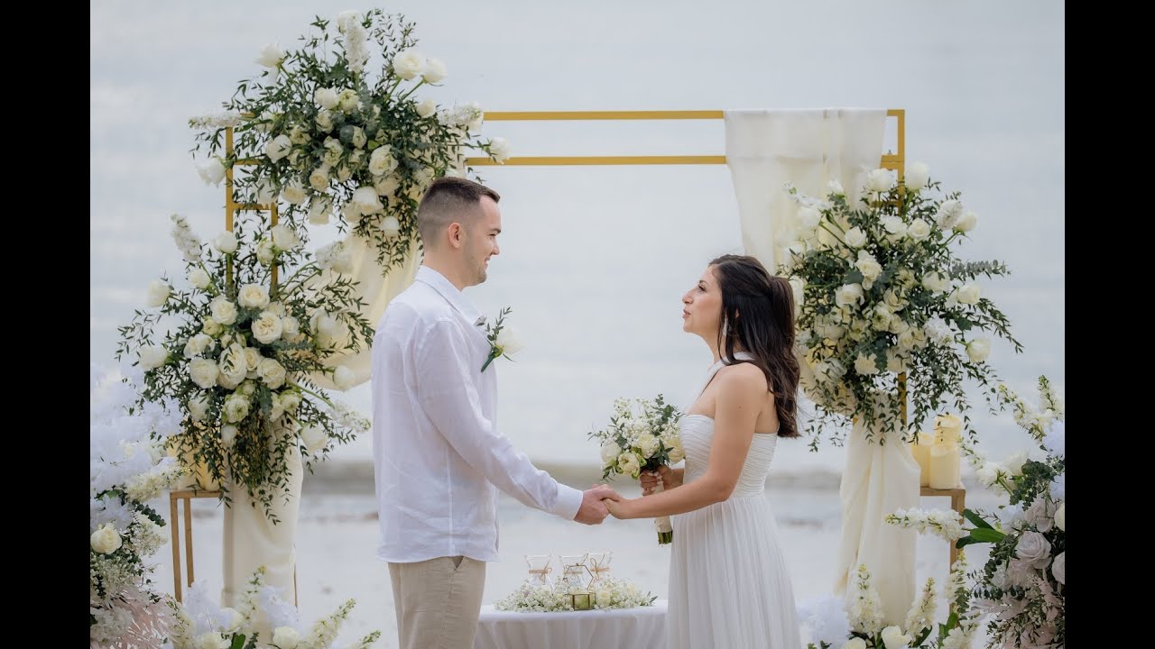 Stunning Beach Wedding Ceremony in Phuket - by BESPOKE EXPERIENCES THAILAND