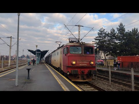 Trenuri și activitate feroviară în gara Bistrița Nord; 3 Ianuarie 2023