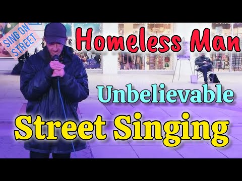 😱Homeless Man's Unbelievable Street Singing🔥Boyz II Men - End Of The Road