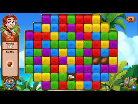 Lost Island Blast Adventure Level 54 - No Boosters