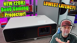 The BEST NEW 120Hz LOW Latency Gaming Projector Of 2022! BenQ TH690ST Review!