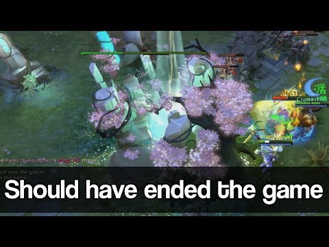 Dota 2 - Should have ended the game