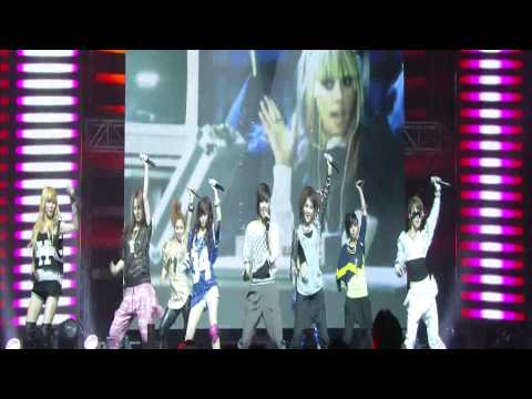 25.06.2010 [MusicB Special Stage] KARA. T-ARA, F(X), 4Minute: Chitty Chitty Bang Bang