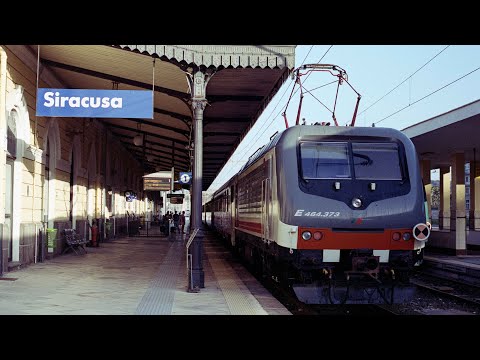 IC 722 IN DOPPIA DI E 464 A SIRACUSA - 4K