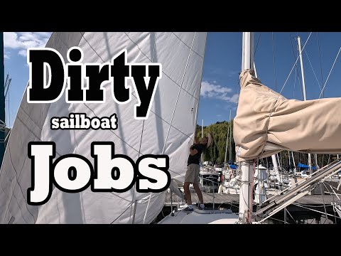Preparing Your Sailboat for Haul Out - Part One: Removing the Sails