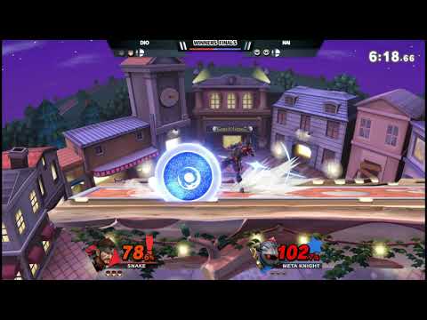 第4回愛知平日大会【ABC杯】勝者側決勝DIO（スネーク） VS NAI（メタナイト・クッパ）