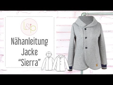 Nähanleitung lillesol Jacke Sierra - eine Jacke mit Kragen nähen