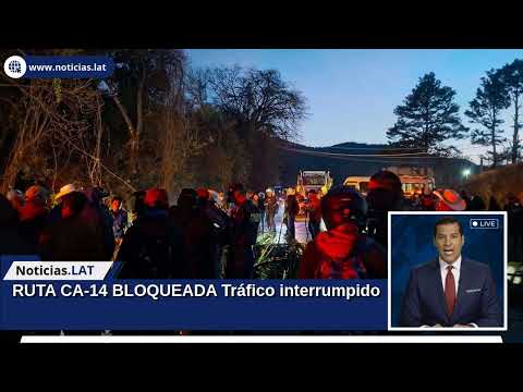 RUTA CA-14 BLOQUEADA: Tráfico interrumpido