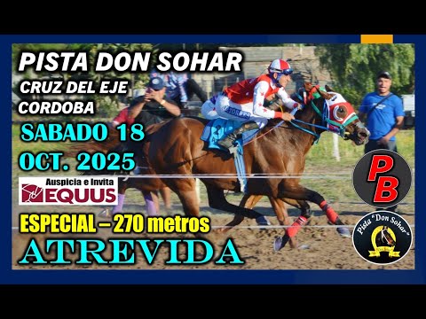 ATREVIDA: PISTA DON SOHAR - CRUZ DEL EJE, CORDOBA (18-10-2025)