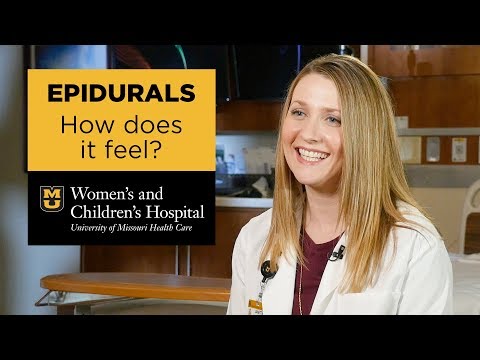 Epidurals: How Does An Epidural Feel? (Janette McVey, MD)