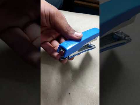 Blue kangaro stapler hd-10d, for office, stapling capacity: ...