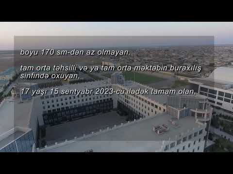 Fövqəladə Hallar Nazirliyinin Akademiyasına kursant qəbulu elan edilir