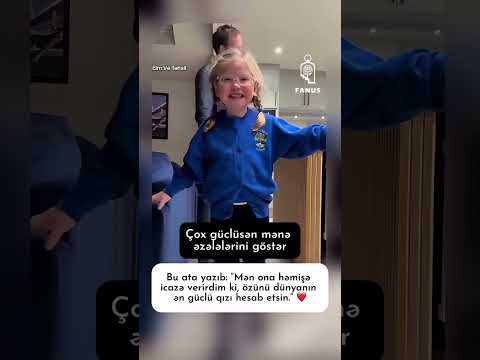 Atanın Qızına Verdiyi Özünə İnam Hissi Görənləri Duyğulandırdı 🥹