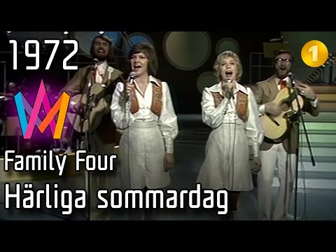 Melodifestivalen 1972 – Härliga sommardag – Family Four