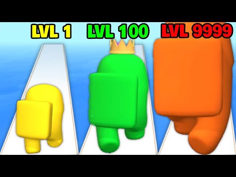 LVL 1 vs LVL 100 vs LVL 9999 in Sprint Giant