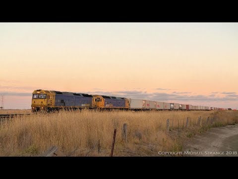 Broad Gauge Mildura / Merbein Container Train (22/1/2018) - PoathTV Australian Railways